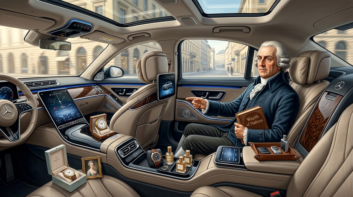 Психология роскоши по Адаму Смиту: почему мы покупаем дорогие вещи