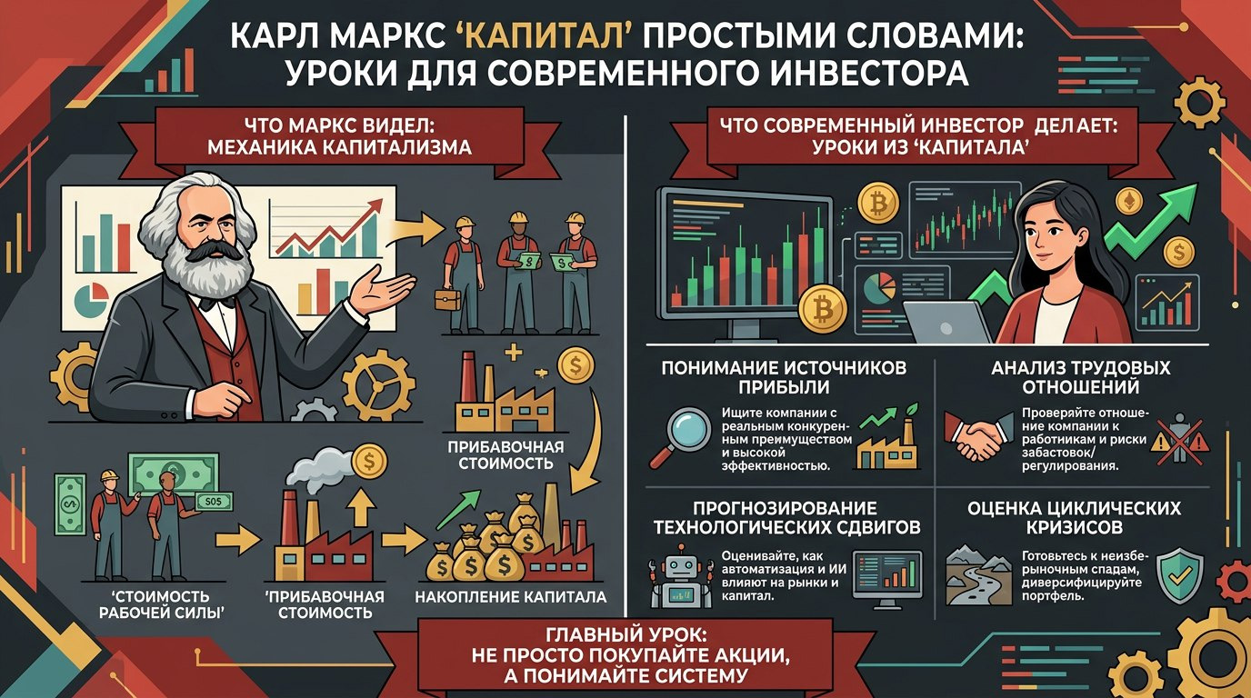 Карл Маркс «Капитал» простыми словами: уроки для современного инвестора